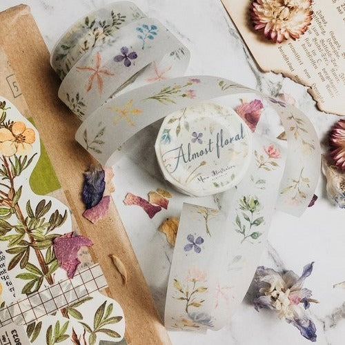 Almost Floral Matte PET Tape
