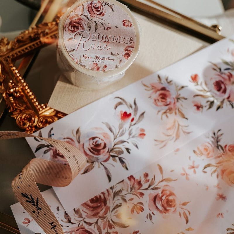 Summer Roses Washi Tape
