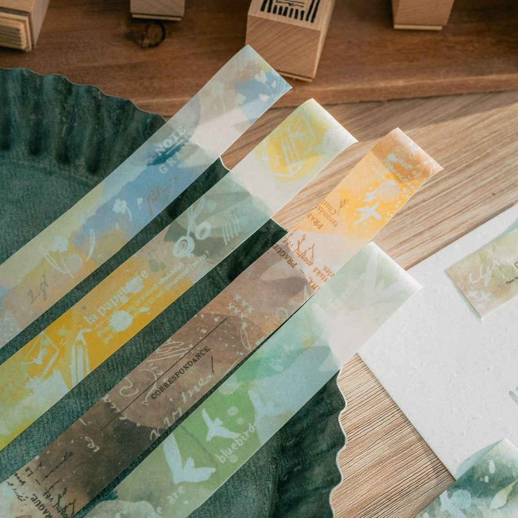 In The Open Wild There Are Bluebirds Washi Tape
