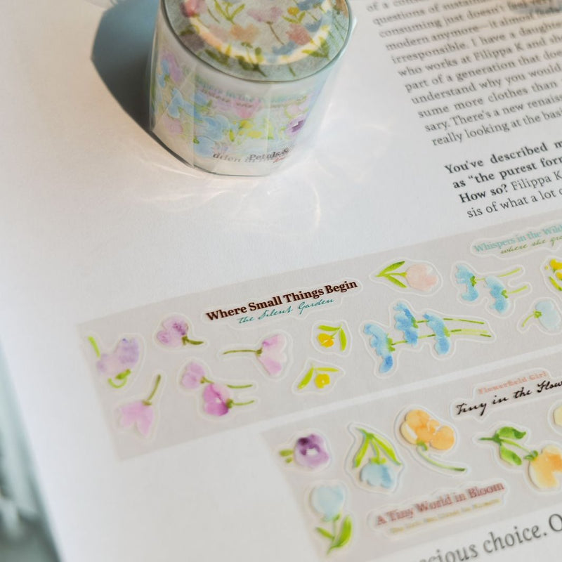 Wildflower Field Glossy PET Tape