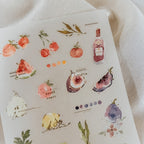 Picnic Time Transfer Stickers