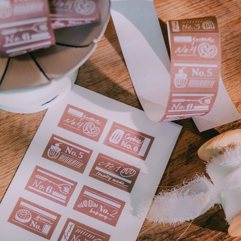Yum Yum Patisserie Label Sticker Roll