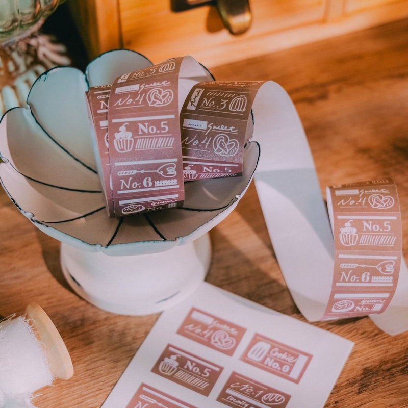 Yum Yum Patisserie Label Sticker Roll