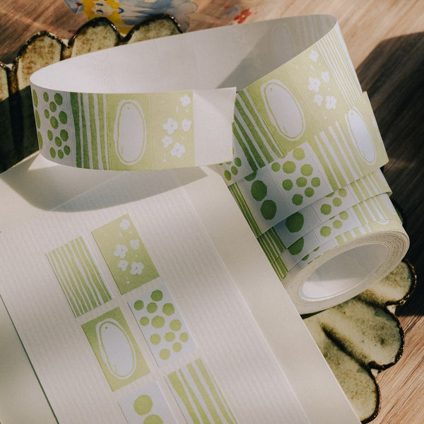 Papernote Sticker Label Roll - Green