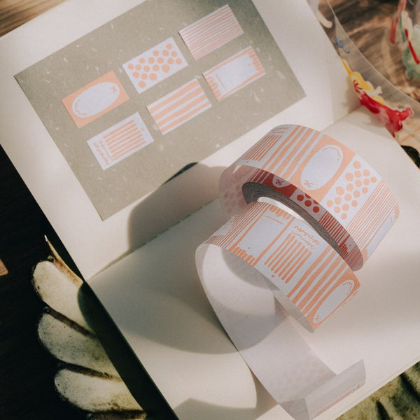 Papernote Sticker Label Roll - Pink