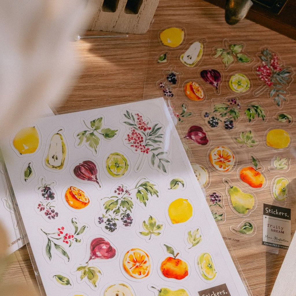 Fruity Dream Clear PET Sticker