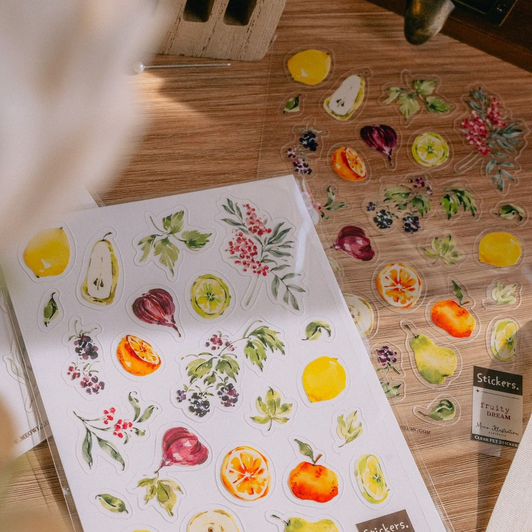Fruity Dream Clear PET Sticker