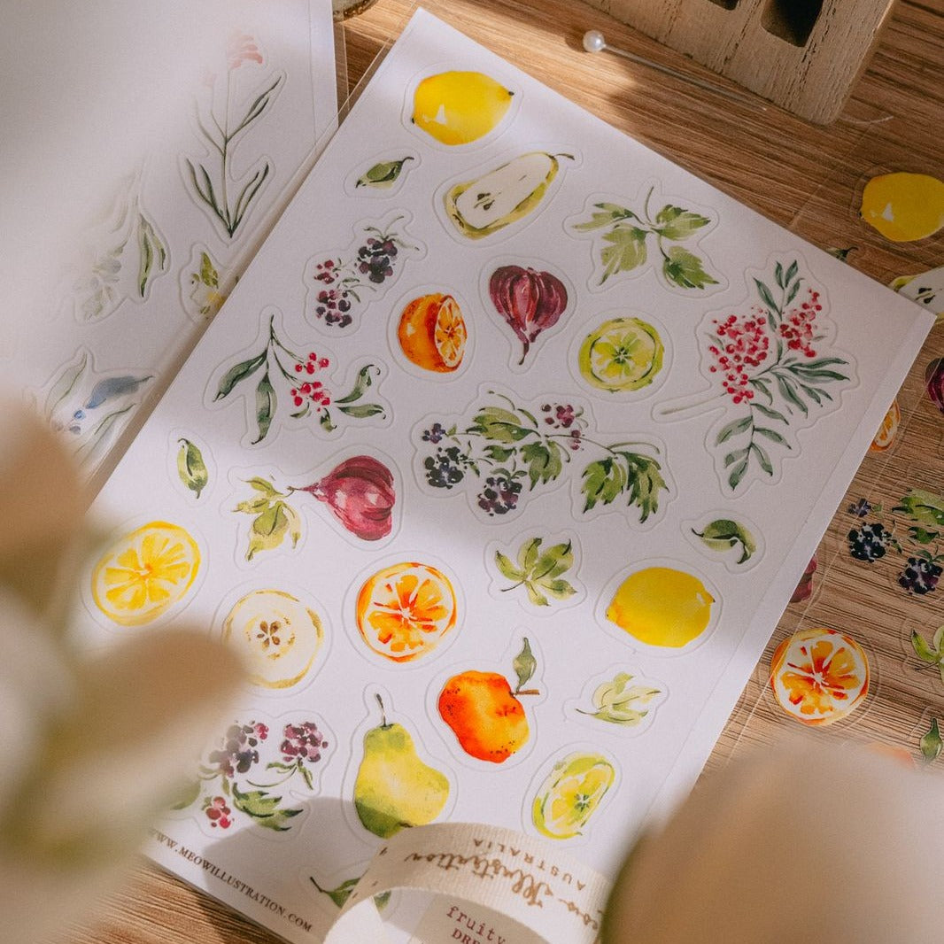 Fruity Dream Clear PET Sticker