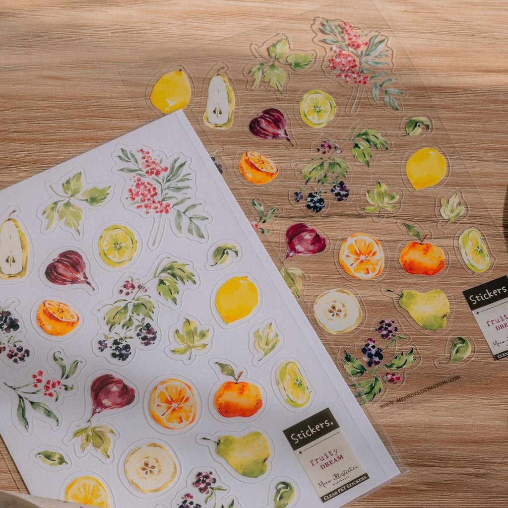 Fruity Dream Clear PET Sticker