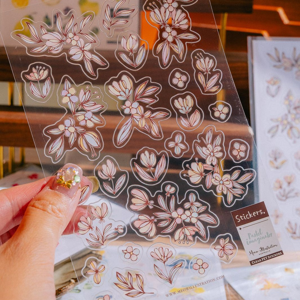 Pastel Imaginator Clear Pet Sticker