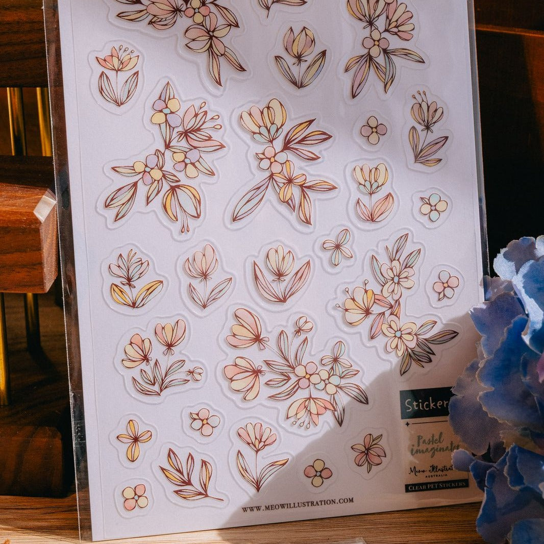 Pastel Imaginator Clear Pet Sticker