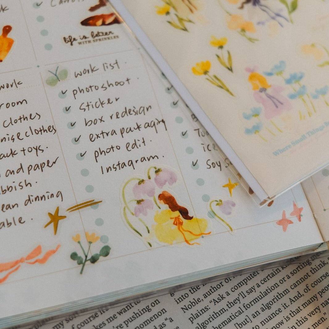 Whispers In The Flower Field 2 Washi Sticker