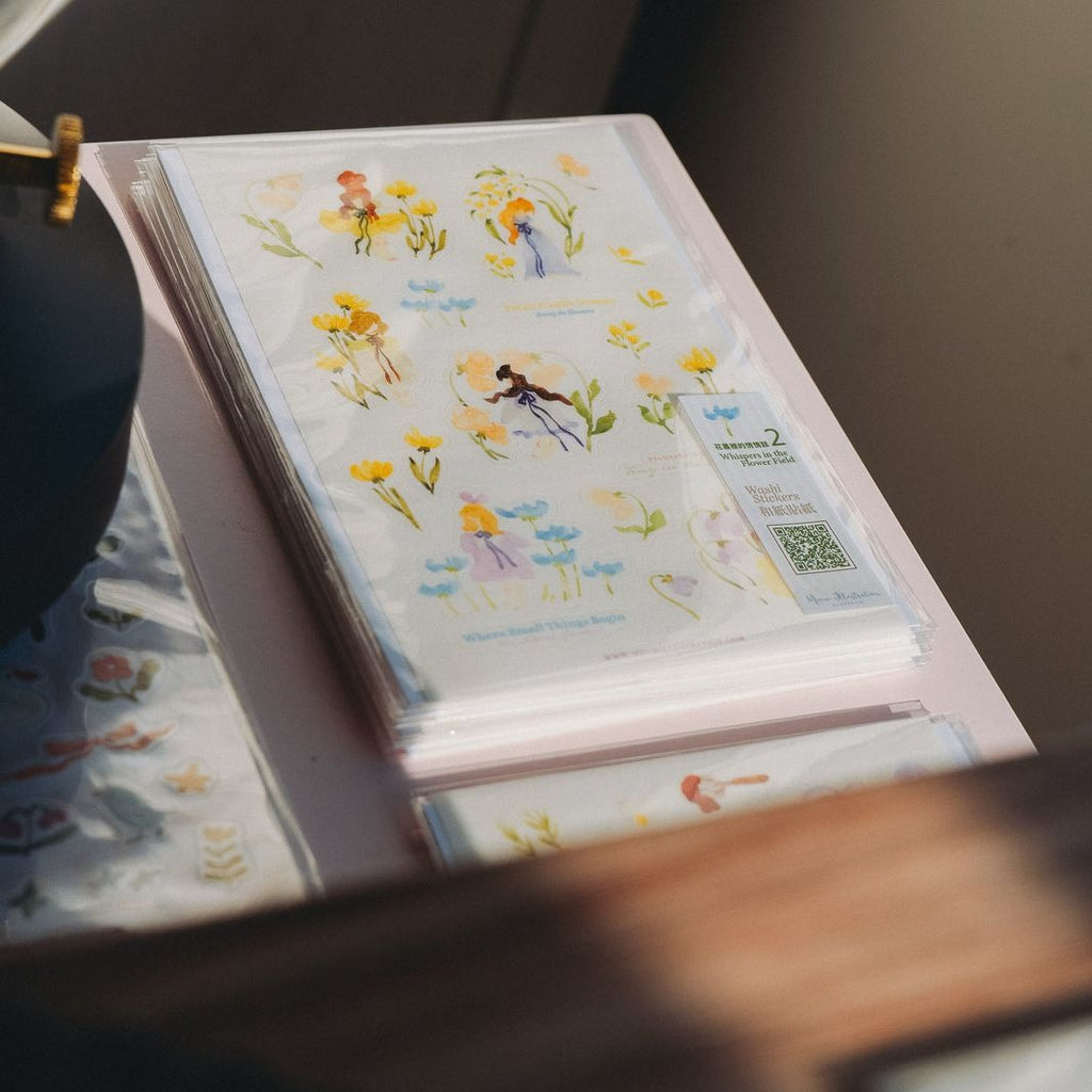 Whispers In The Flower Field 2 Washi Sticker