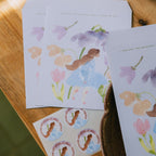 Whispers In The Flower Field Envelop And Sticker Set