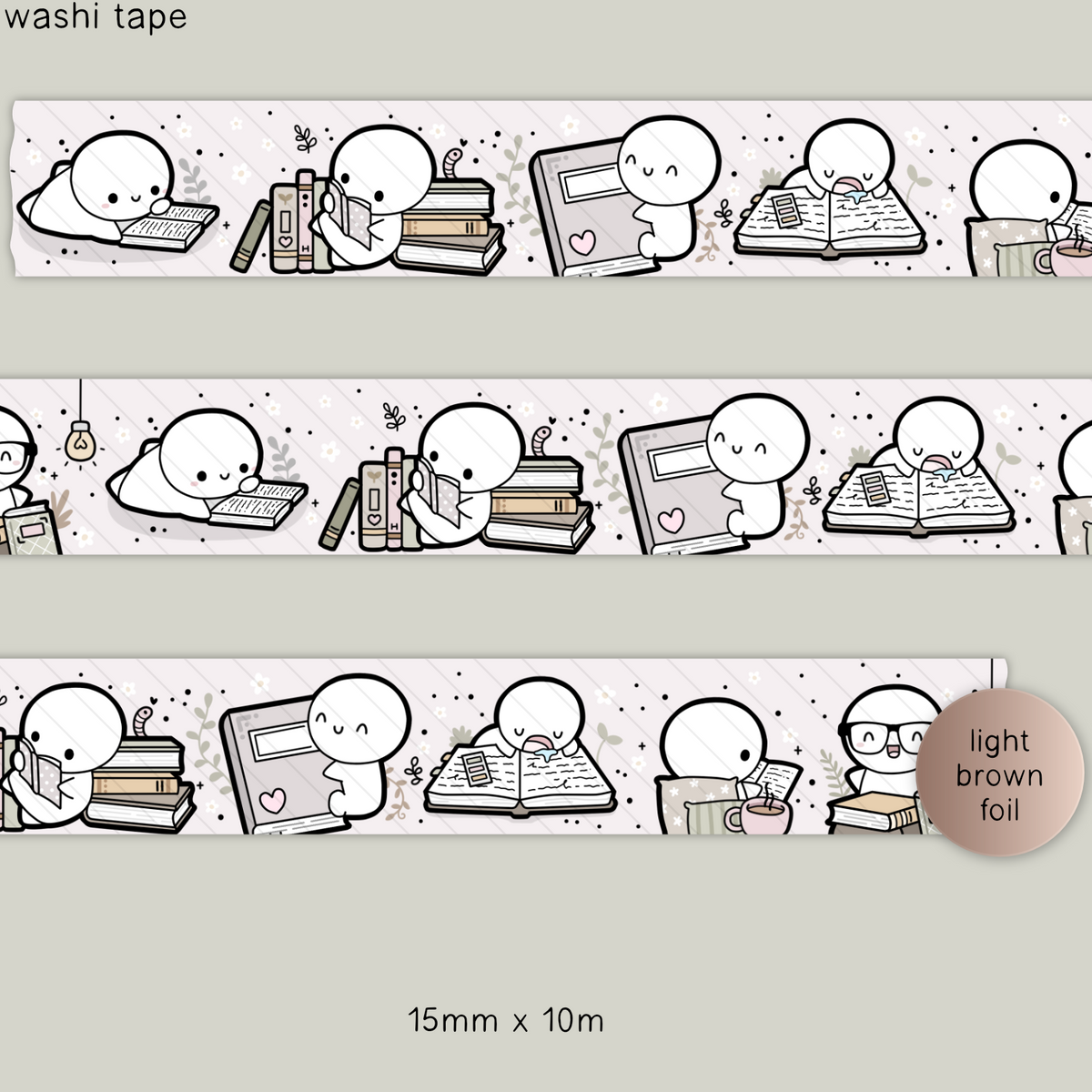 Reading & Resting 2.0 Washi Tape