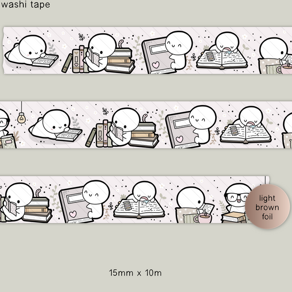 Reading & Resting 2.0 Washi Tape