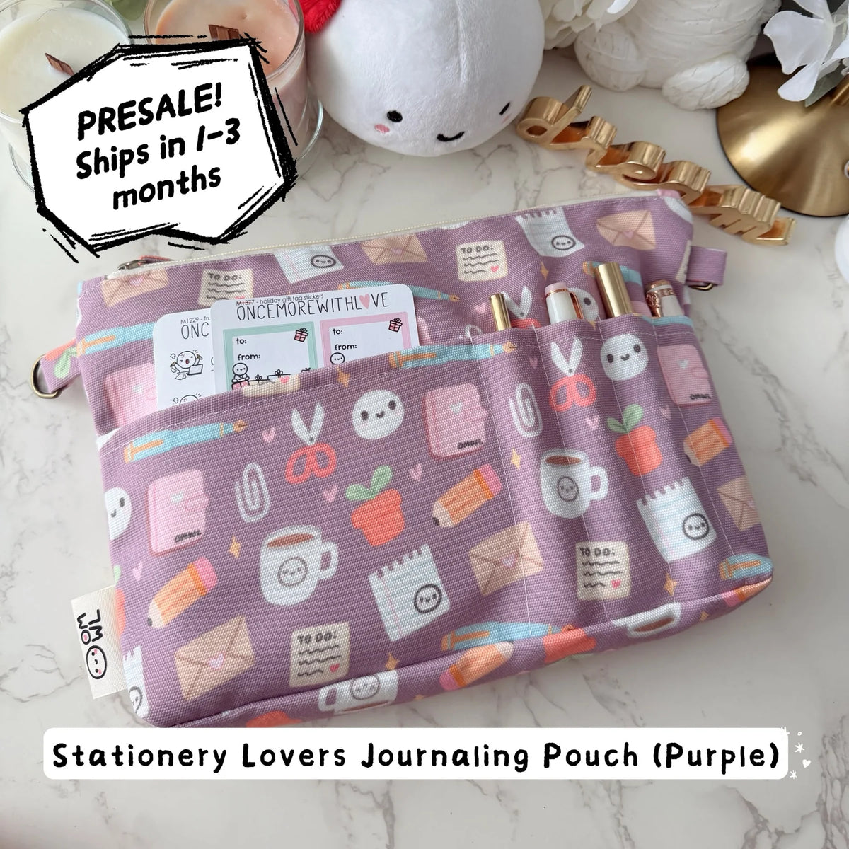 Stationery Lovers Journaling Pouch (Purple)