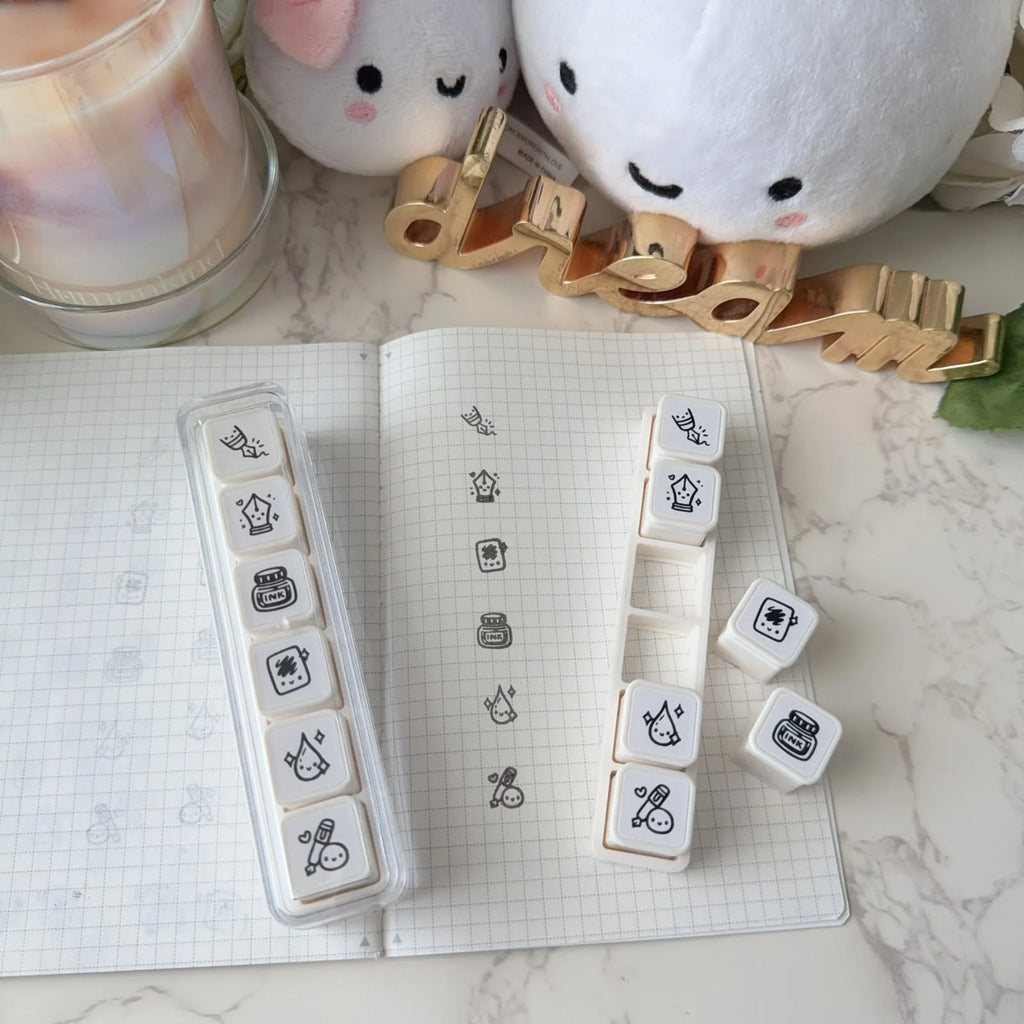 Fountain Pen Lovers 6-In-1 Punch Stamp