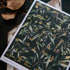 Olive Branches Stamp Style Sticker