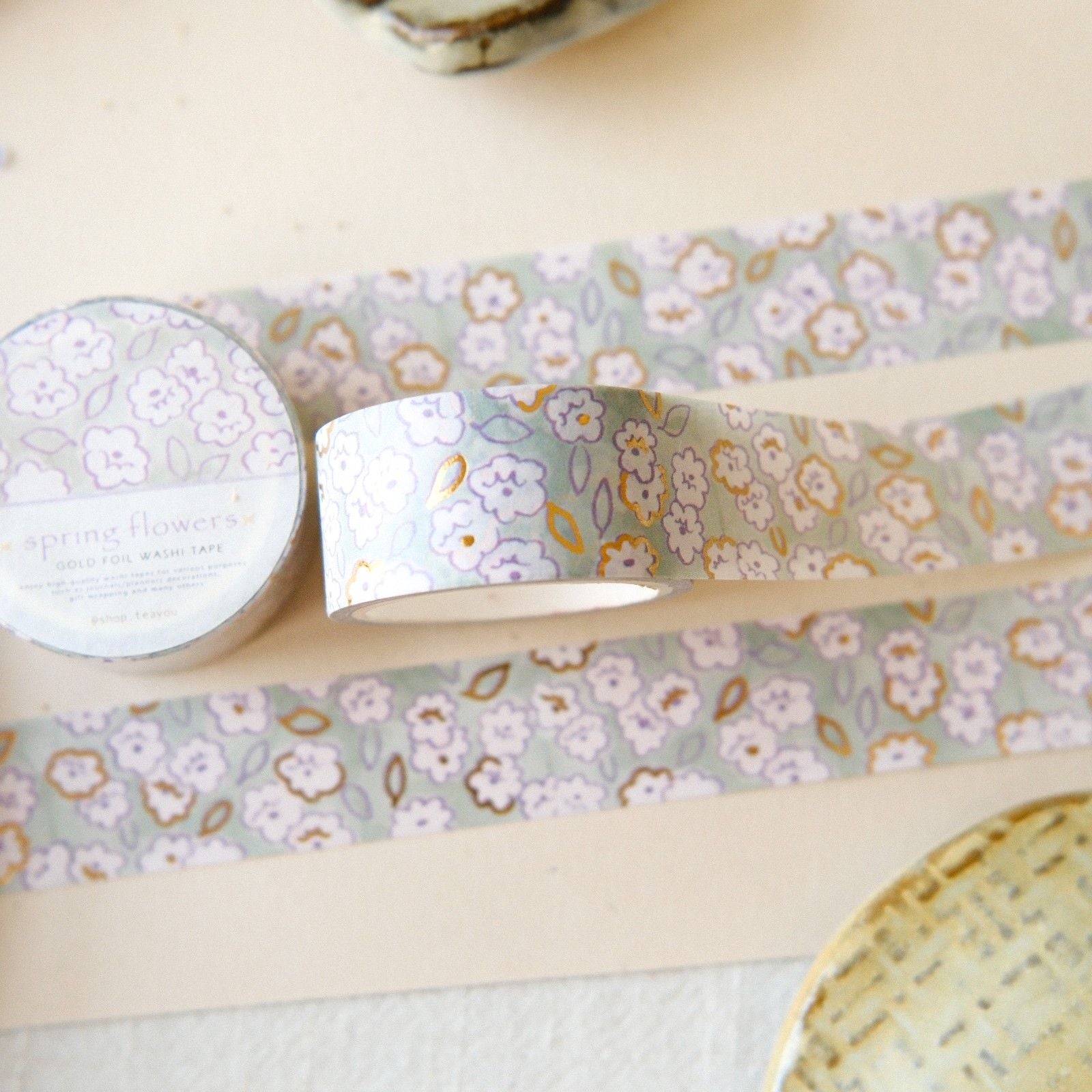 Seasons Décor Gold Foil Washi Tape