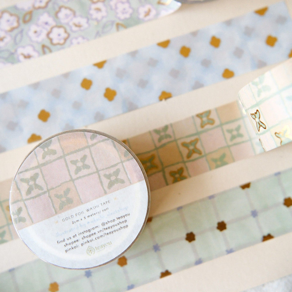 Seasons Décor Gold Foil Washi Tape