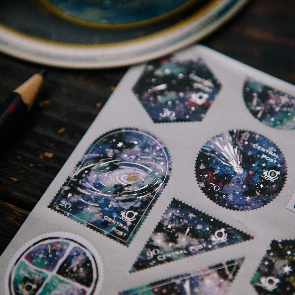 Colorful Night Stamp Sticker
