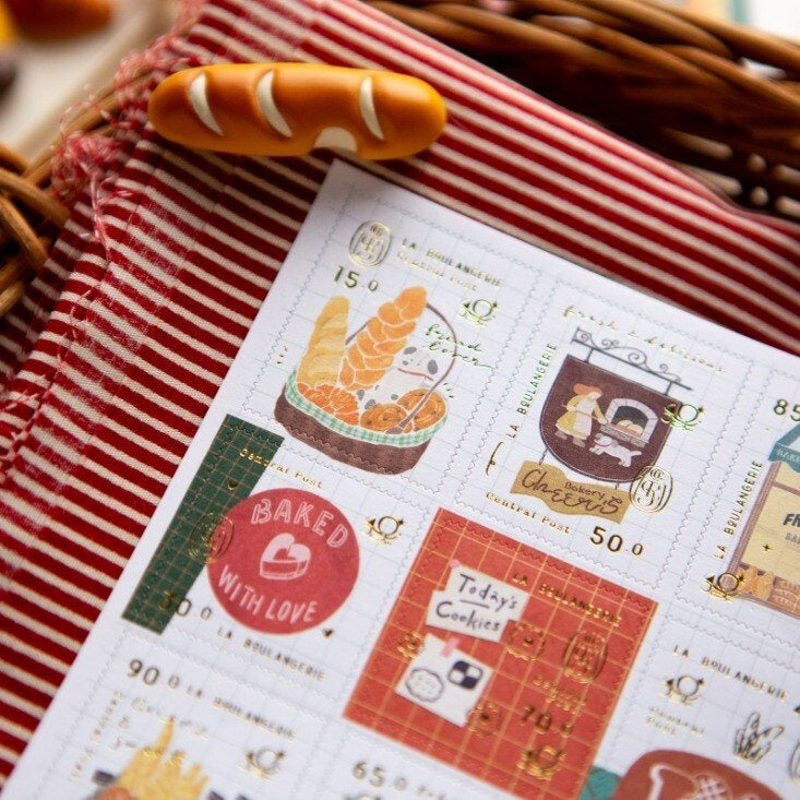 Backery Cheers Stamp Sticker