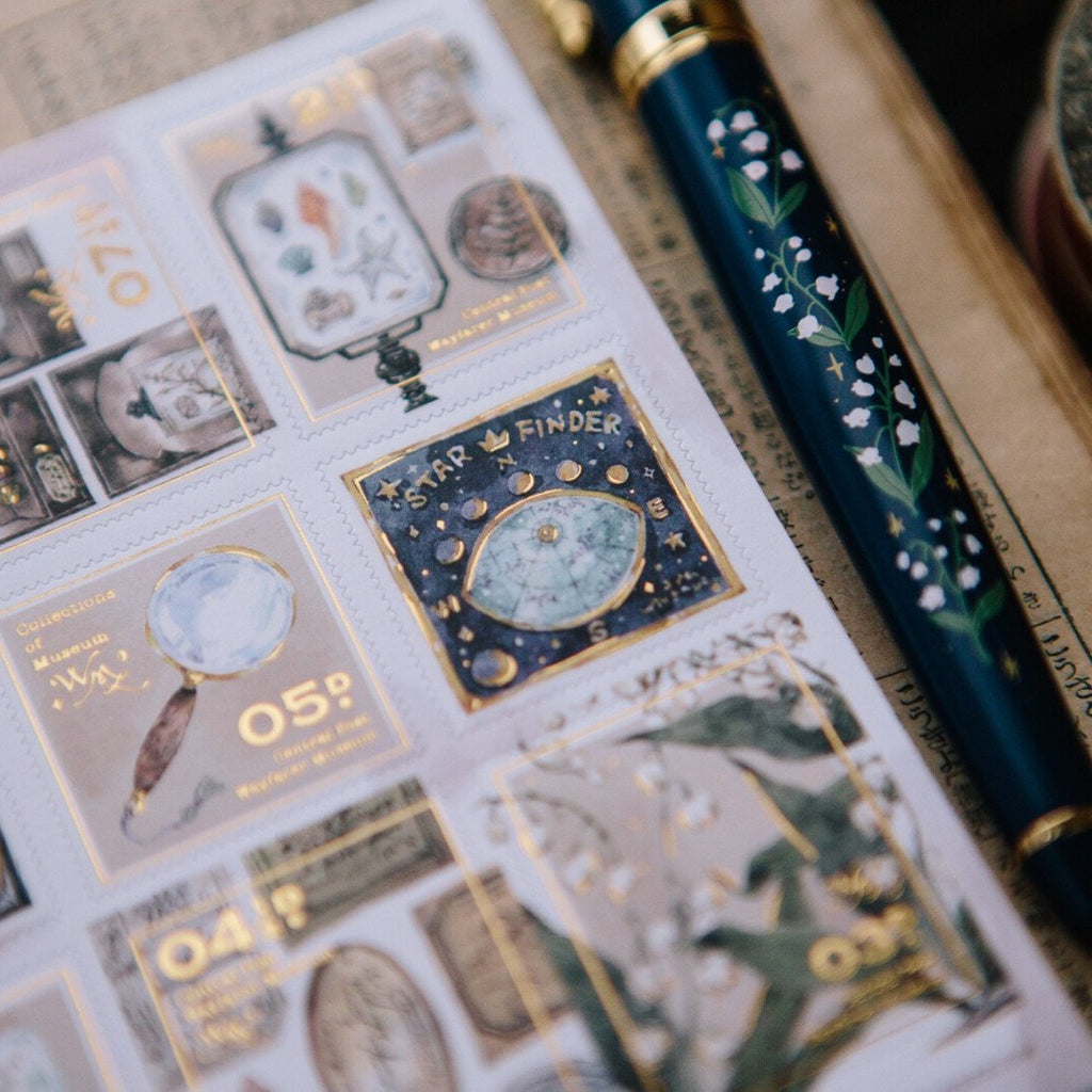 Collection of Museum Stamp Sticker