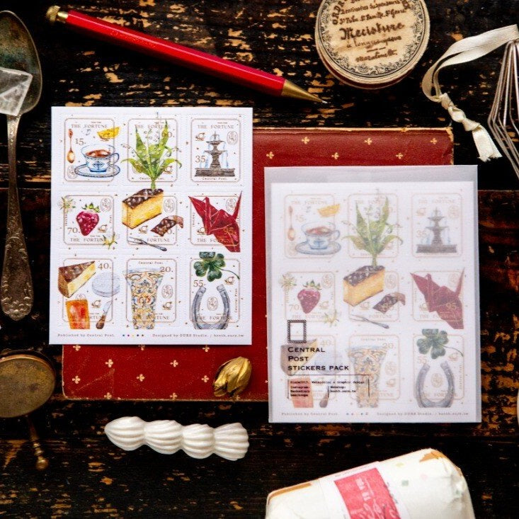 The fortune Stamp Sticker