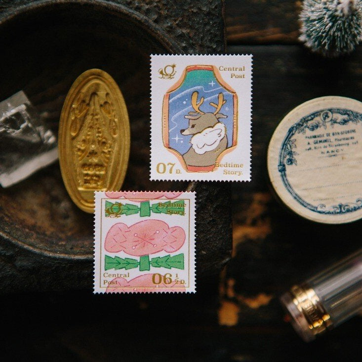 Bedtime Story Stamp Sticker