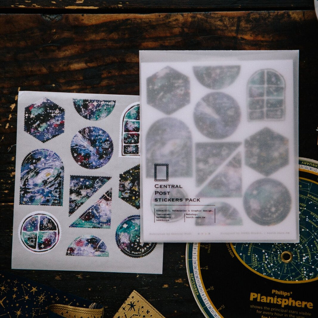 Colorful Night Stamp Sticker