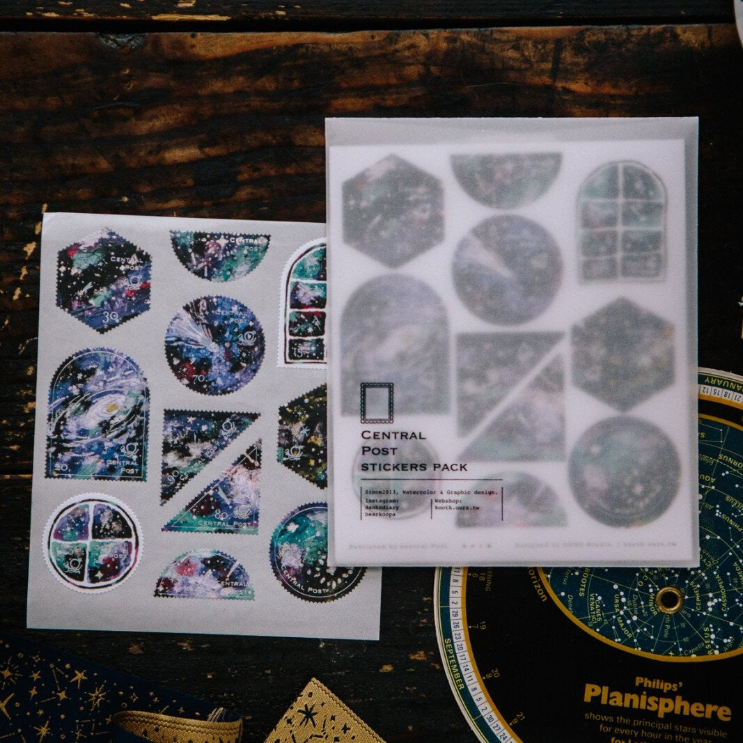 Colorful Night Stamp Sticker