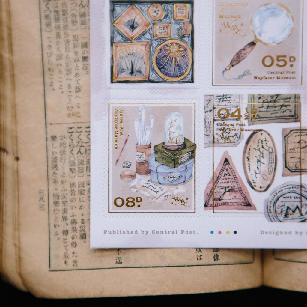 Collection of Museum Stamp Sticker