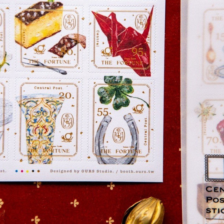 The fortune Stamp Sticker