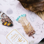 Wing&Feather Embroidery Sticker