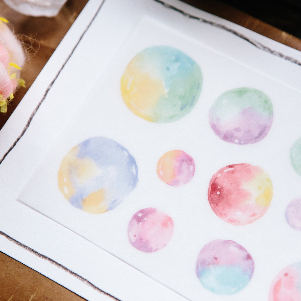 Bubble Transfer Sticker