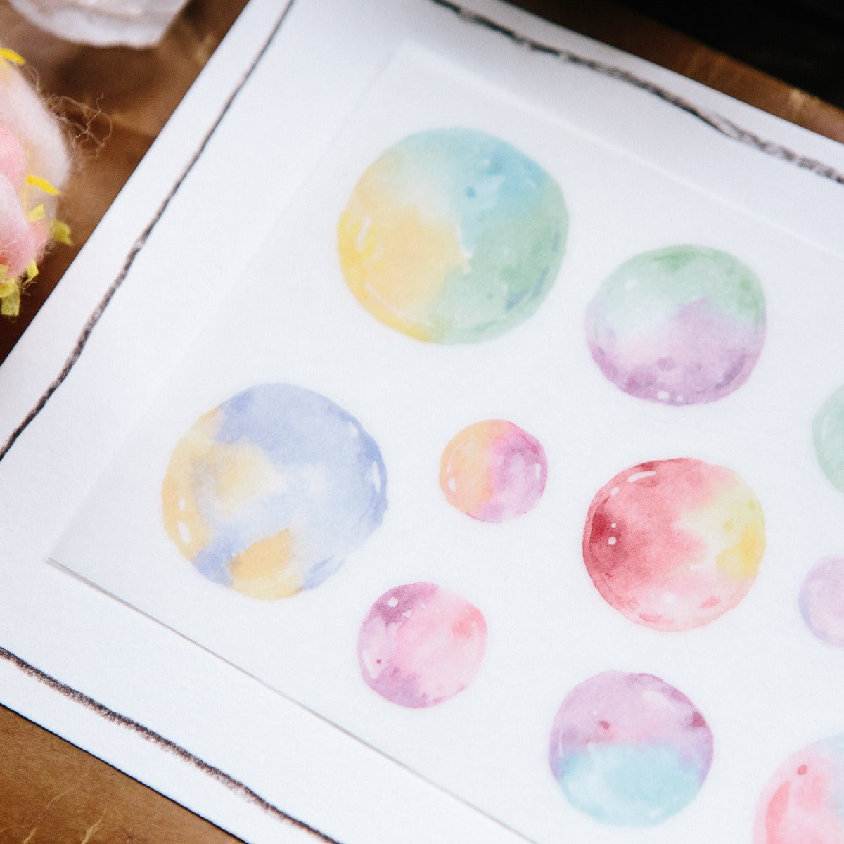 Bubble Transfer Sticker