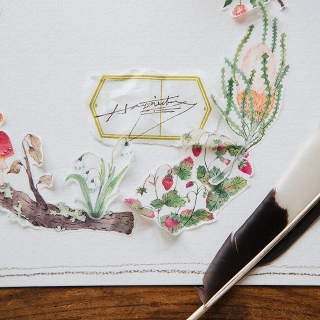Wild wreath 2 masking tape
