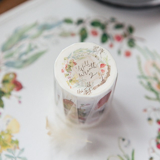 Wild wreath 2 masking tape