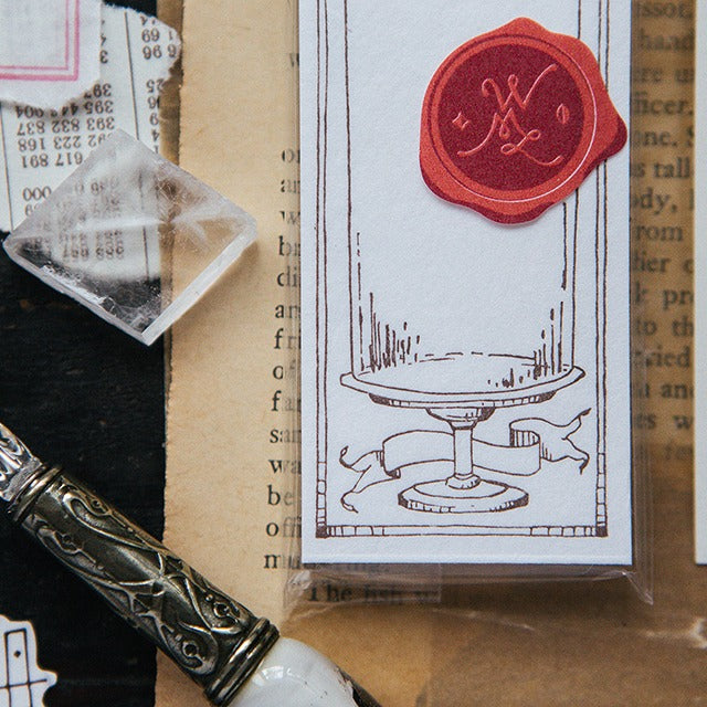 Glass Dome letterpress label book