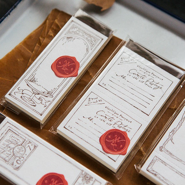 Glass Dome letterpress label book