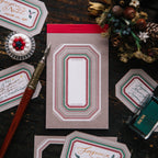 Winter Label Letterpress Book