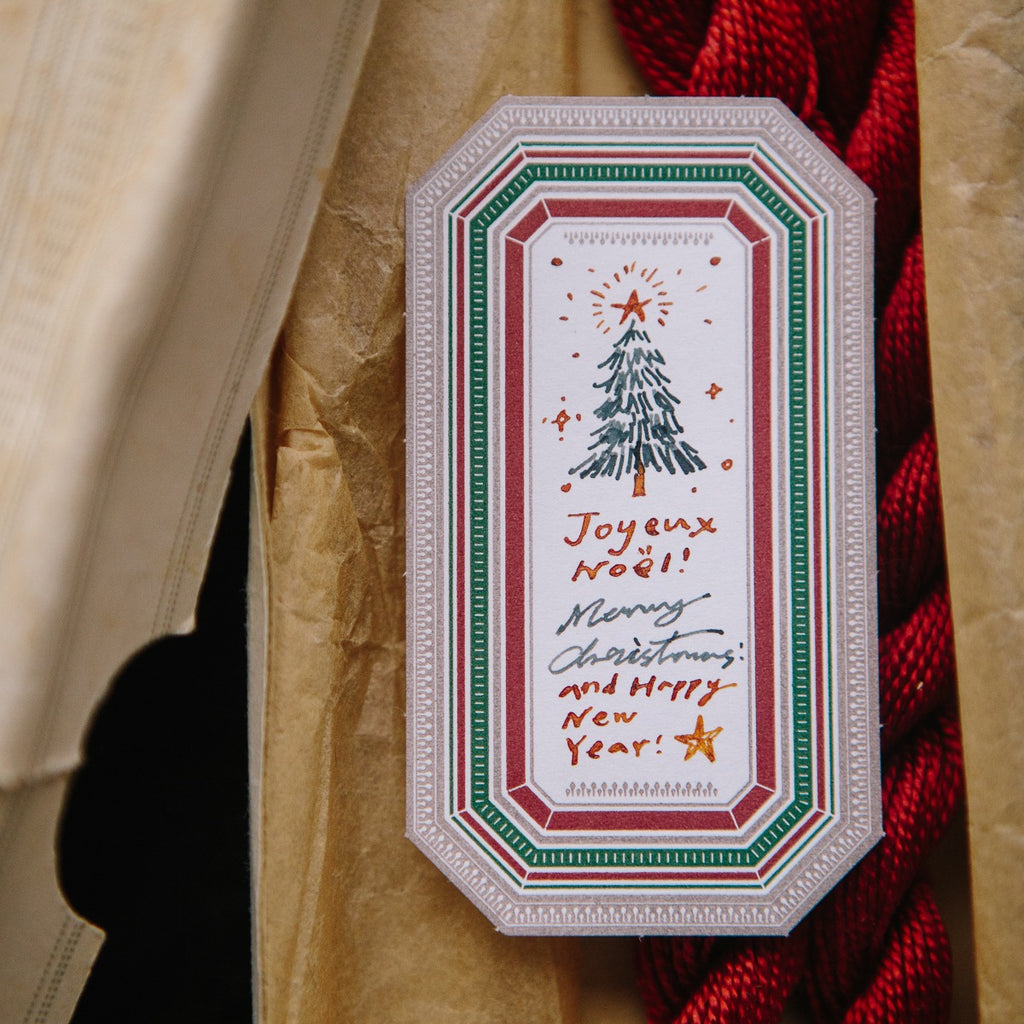Winter Label Letterpress Book