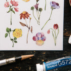 Les Fleurs Transfer Sticker
