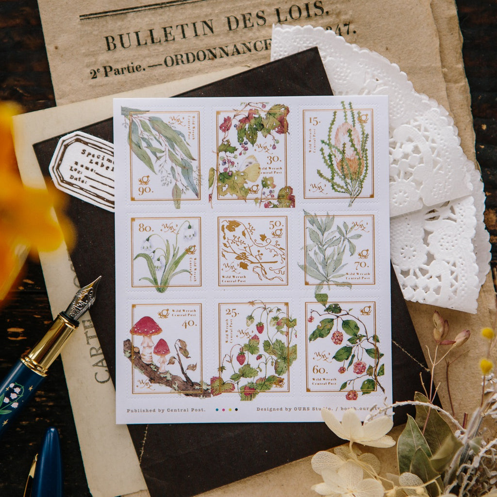 Wild Wreath 2 Stamp Sticker