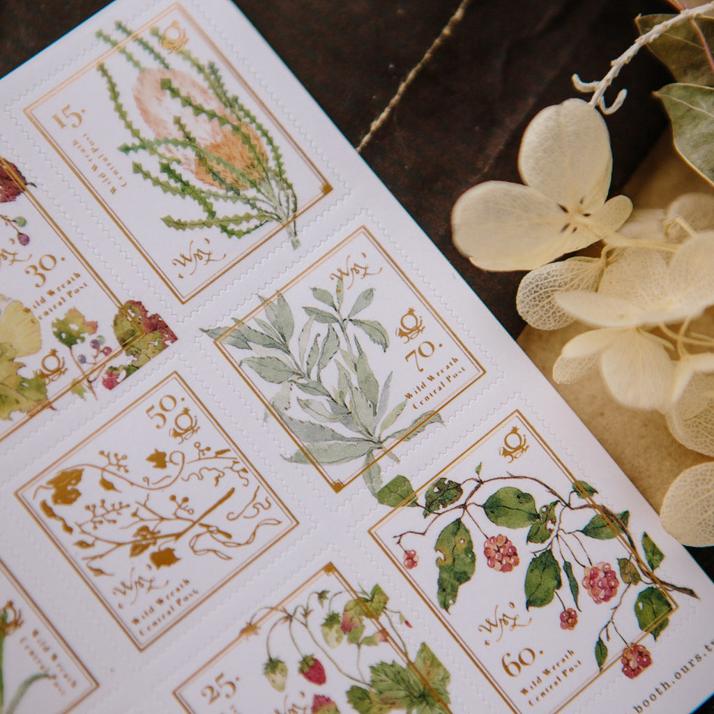 Wild Wreath 2 Stamp Sticker