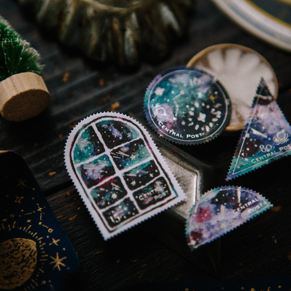 Colorful Night Stamp Sticker