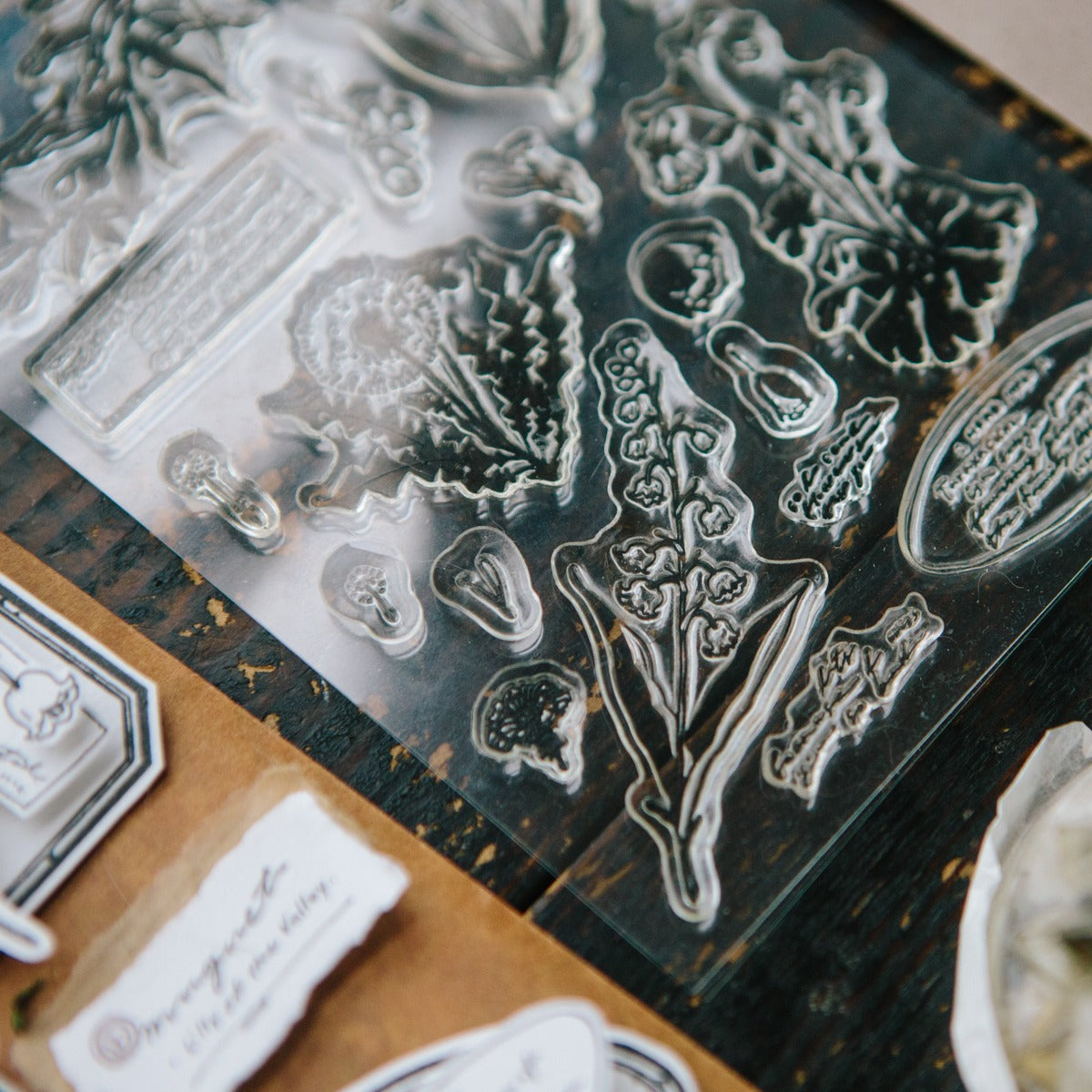 De Fleur Clear Stamp Sheet