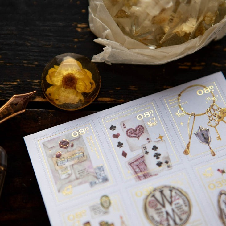 Desk of Botanist Stamp Sticker