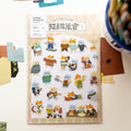Cats Gathering Sticker